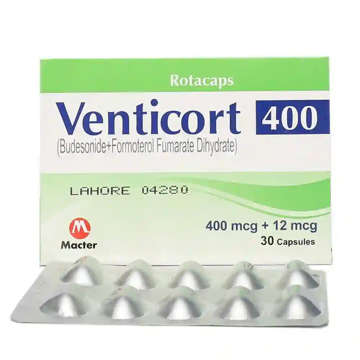 Picture of Venticort 400+12mcg Cap 10x3s